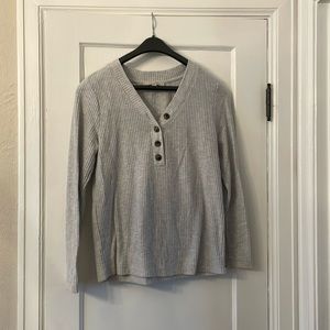 LOFT Henley style shirt with buttons